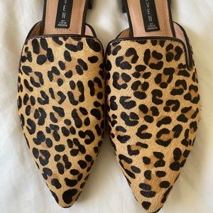 Steven by Steve Madden leopard mules
